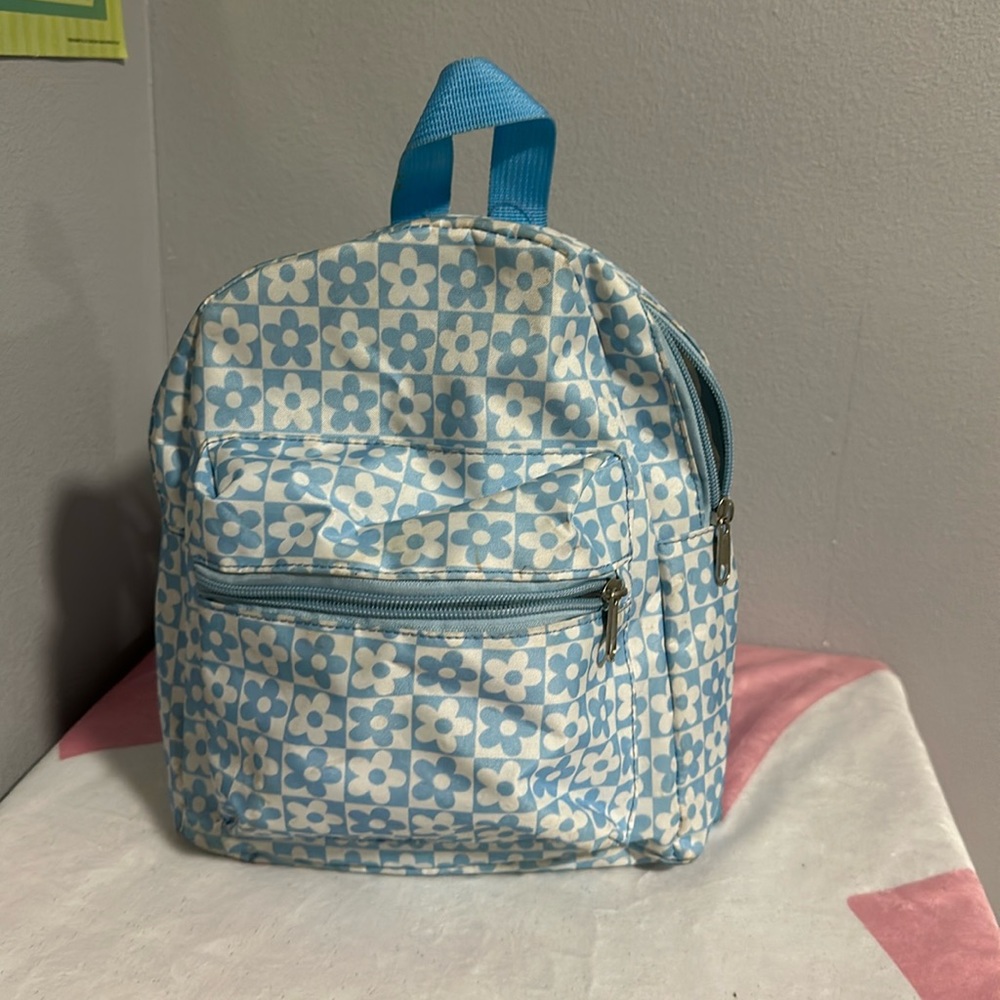 Blue backpack